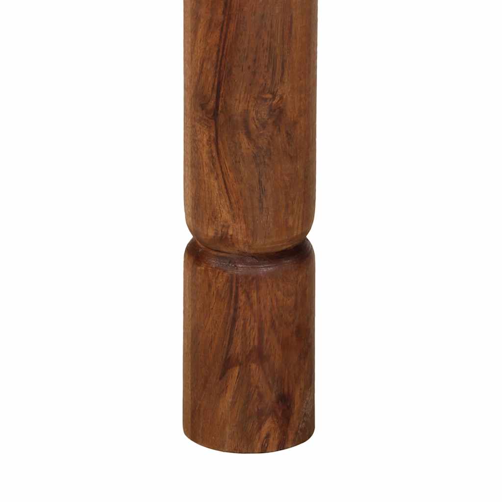 vidaXL Dining Table 80x80x77 cm Solid Acacia Wood