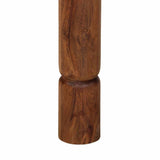 vidaXL Dining Table 80x80x77 cm Solid Acacia Wood