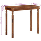 vidaXL Bartafel 120x60x107 cm massief acaciahout