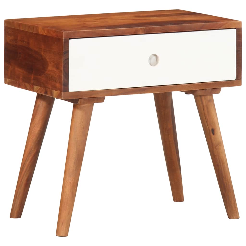 vidaXL Side table 45x30x45 cm solid acacia wood