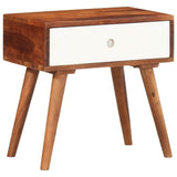 vidaXL Side table 45x30x45 cm solid acacia wood