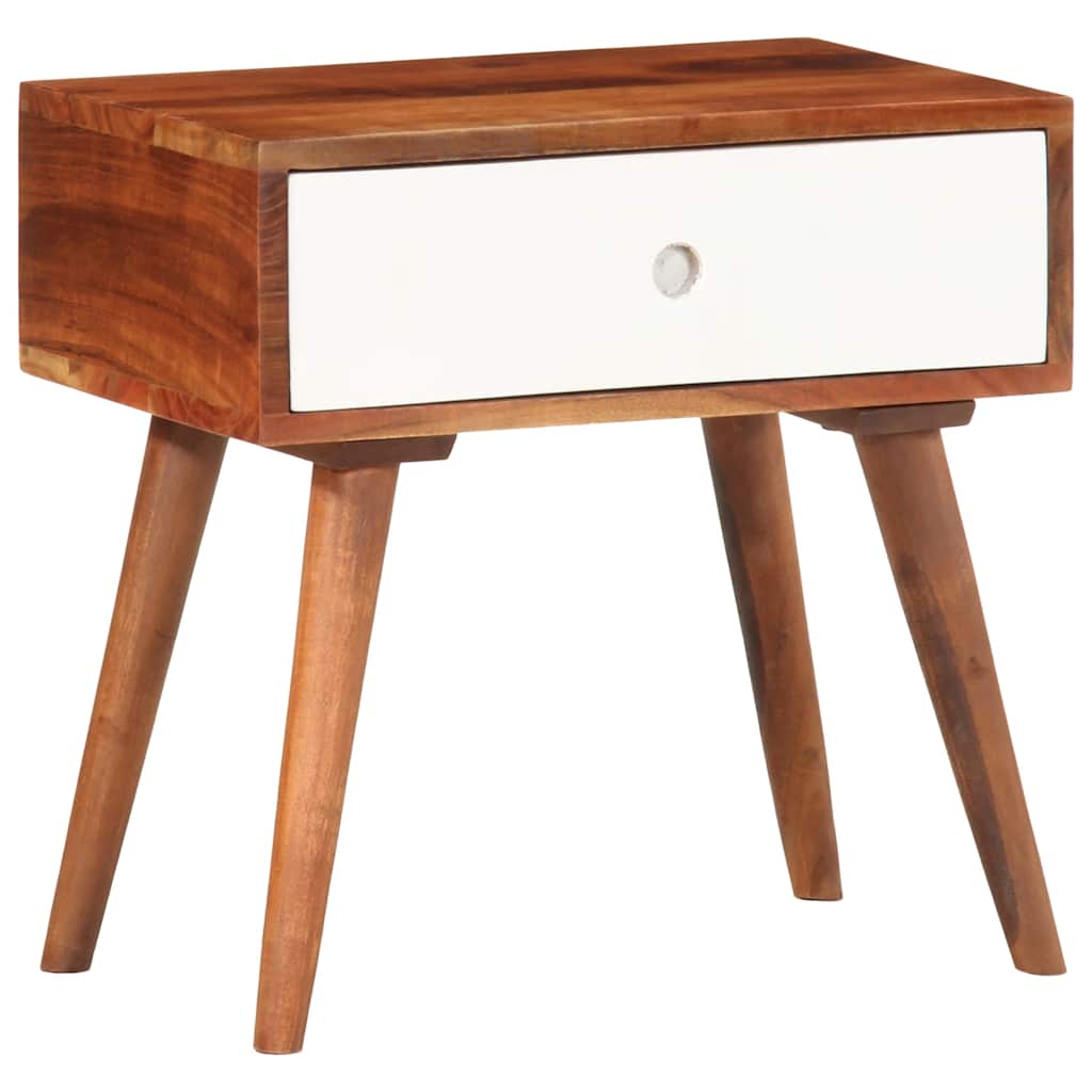 vidaXL Side table 45x30x45 cm solid acacia wood