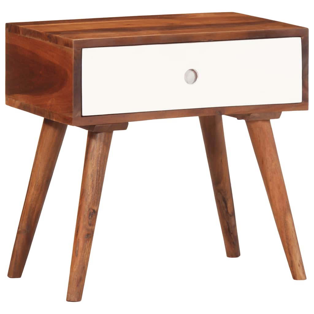 vidaXL Side table 45x30x45 cm solid acacia wood