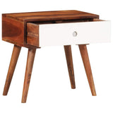 vidaXL Side table 45x30x45 cm solid acacia wood