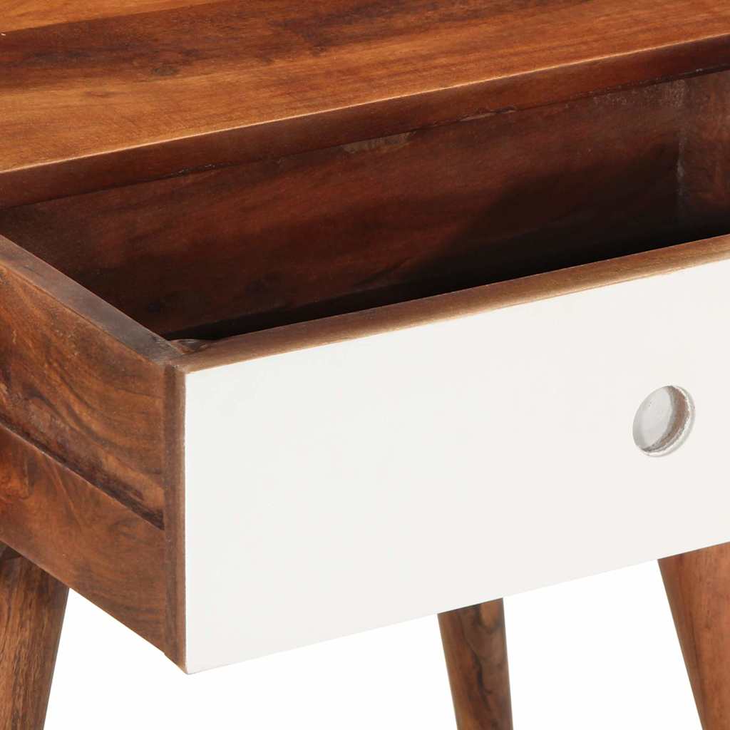 vidaXL Side table 45x30x45 cm solid acacia wood