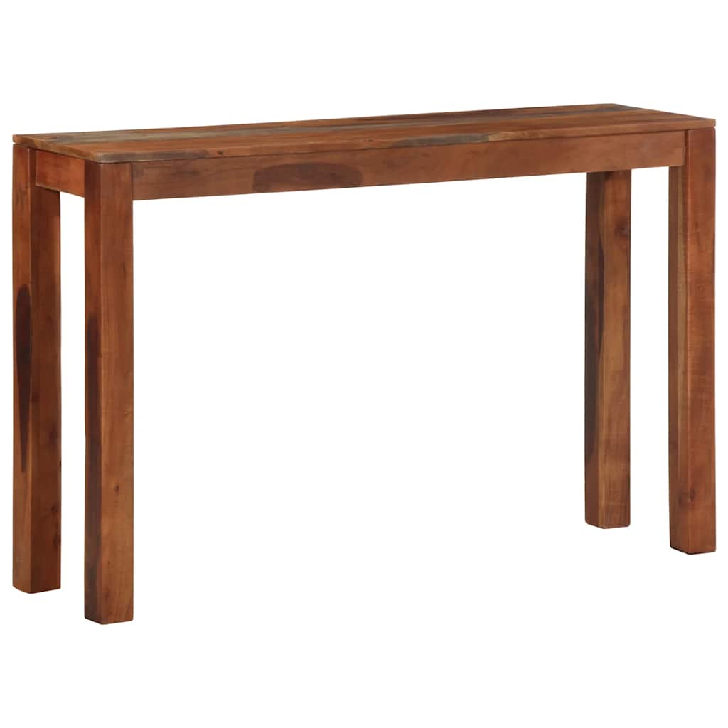 vidaXL Console Table 120x30x76 cm Solid Acacia Wood