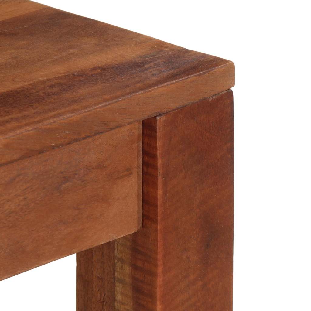 vidaXL Console Table 120x30x76 cm Solid Acacia Wood