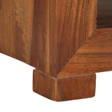 vidaXL Side table 37x29x40 cm solid acacia wood
