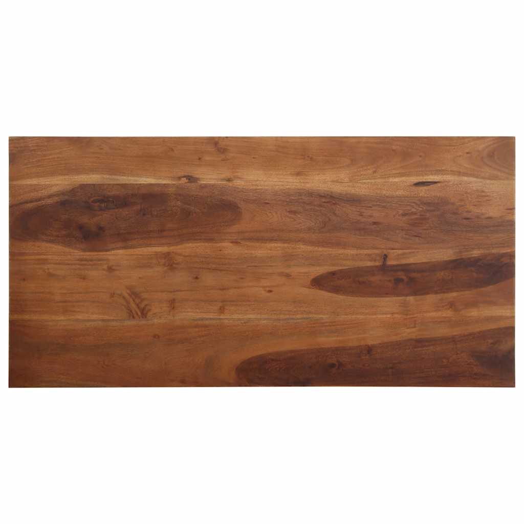 vidaXL Eettafel 120x60x76 cm massief acaciahout