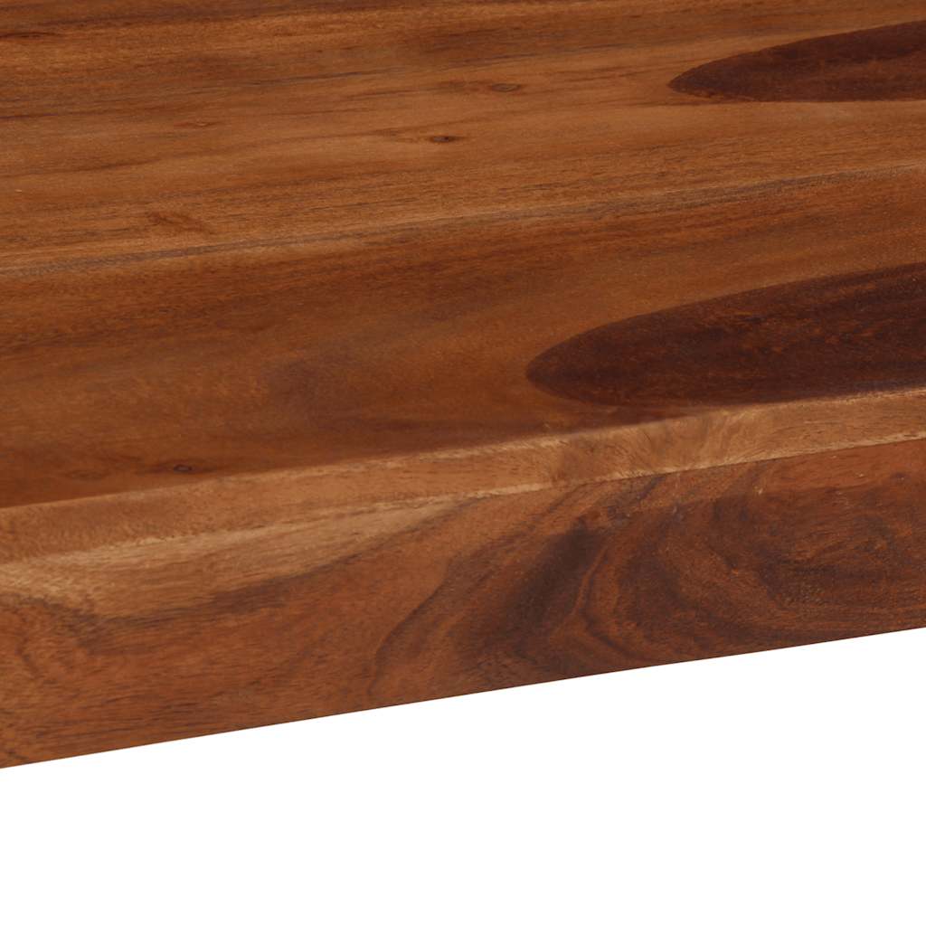 vidaXL Eettafel 120x60x76 cm massief acaciahout