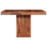 vidaXL Dining Table 120x120x77 cm Solid Acacia Wood