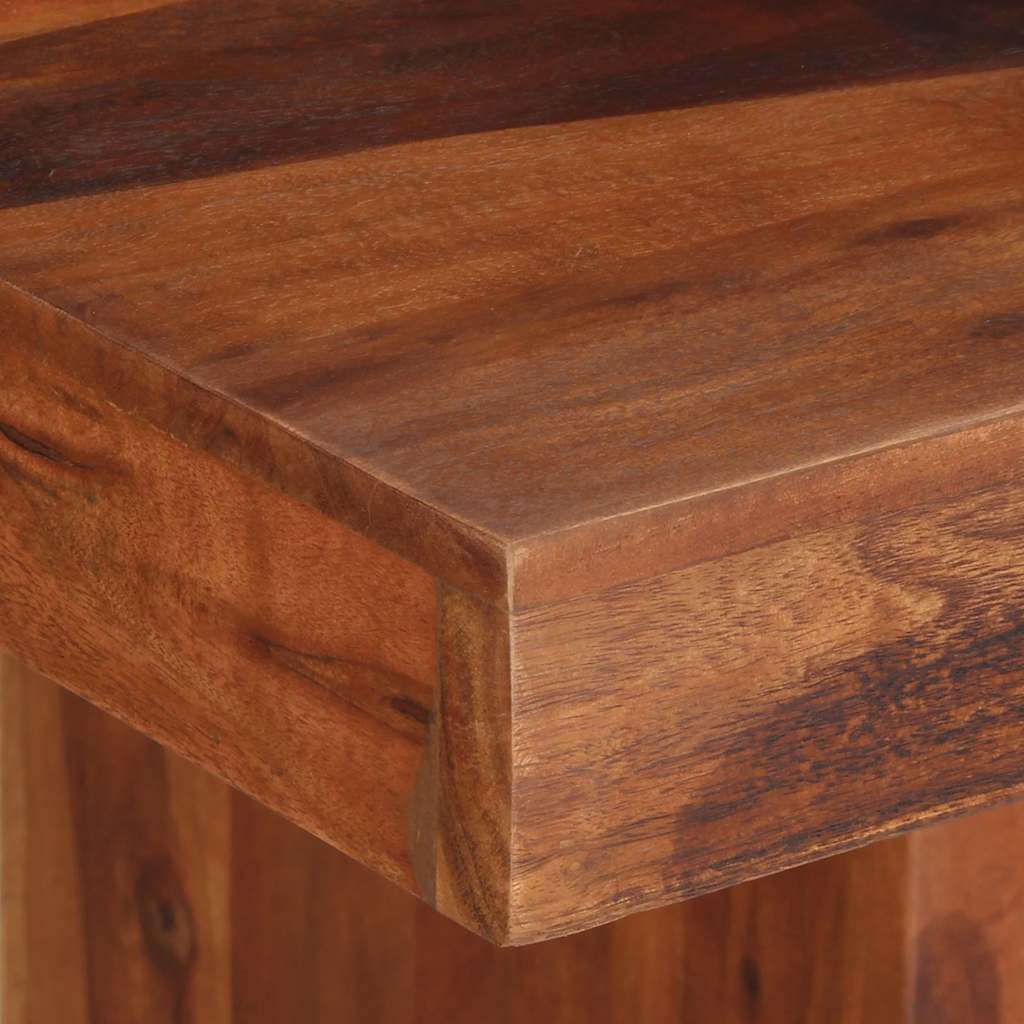 vidaXL Dining Table 120x120x77 cm Solid Acacia Wood
