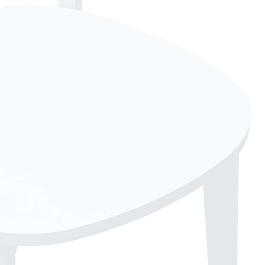 vidaXL Eetkamerstoelen 2 st massief hout rubber wit