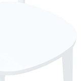 vidaXL Eetkamerstoelen 2 st massief hout rubber wit