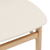 vidaXL Eetkamerstoelen met kussens 2 st massief hout rubber bruin