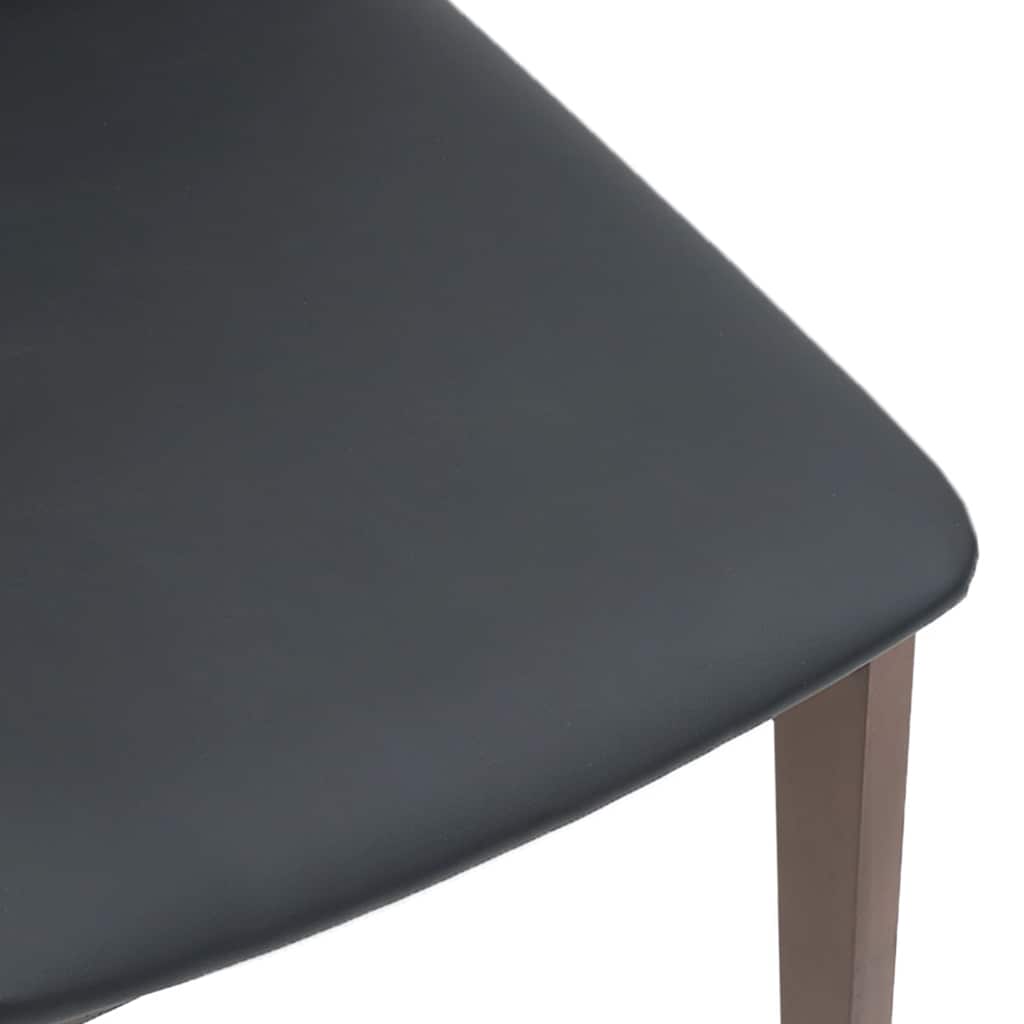 vidaXL Eetkamerstoelen met kussens 2 st massief hout rubber bruin