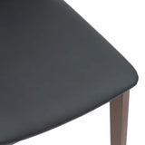 vidaXL Eetkamerstoelen met kussens 2 st massief hout rubber bruin