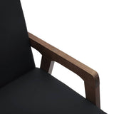 vidaXL Eetkamerstoelen met kussens 2 stuks bruin massief hout rubber
