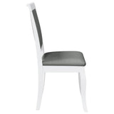 vidaXL Eetkamerstoelen met kussens 2 st massief hout rubber bruin