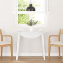 vidaXL Eettafel bruin massief hout rubber