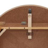 vidaXL Eettafel bruin massief hout rubber