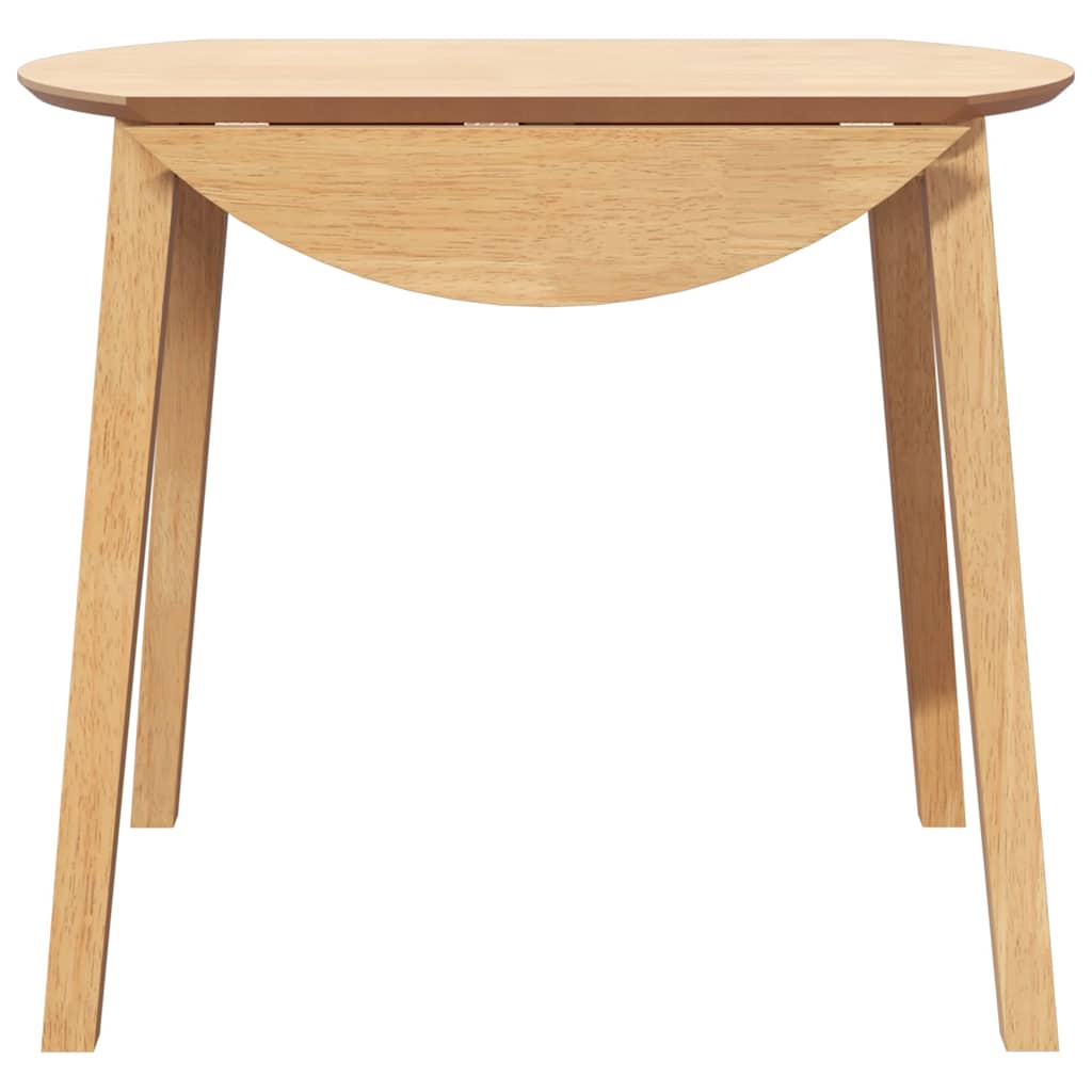 vidaXL Eettafel bruin massief hout rubber