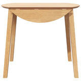 vidaXL Eettafel bruin massief hout rubber