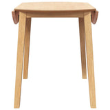 vidaXL Eettafel bruin massief hout rubber