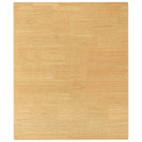 vidaXL Eettafel massief hout wit rubber