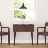 vidaXL Eettafel massief hout wit rubber