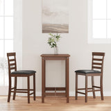 vidaXL Bar Stools 2 pcs Fabric White