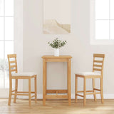 vidaXL Bar Stools 2 pcs Fabric White