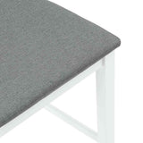 vidaXL Barkrukken met kussens 2 stuks Bruin massief hout rubber