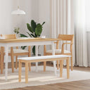 vidaXL Bank 110 cm massief hout rubber