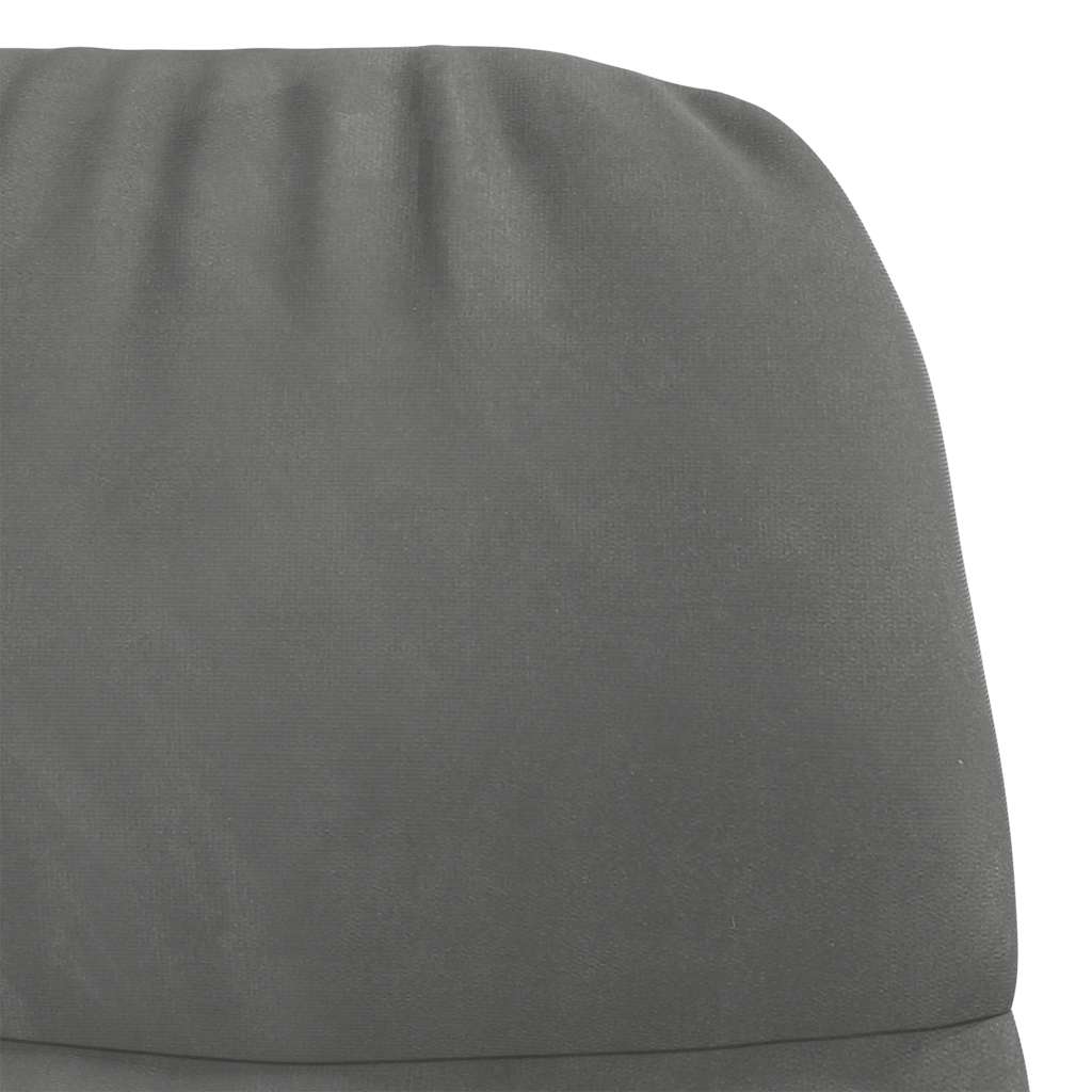 vidaXL Schommelstoel fluweel lichtgrijs