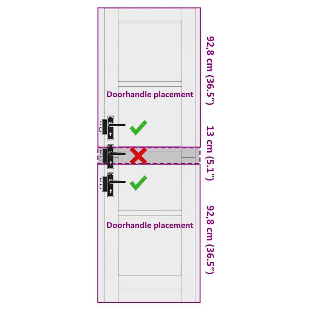 vidaXL Interior Door ORKDAL White Primed 73.5 x 211 cm