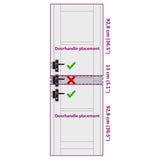 vidaXL Interior Door ORKDAL White Primed 73.5 x 211 cm