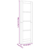 vidaXL Interior Door ORKDAL White Primed 73.5 x 211 cm
