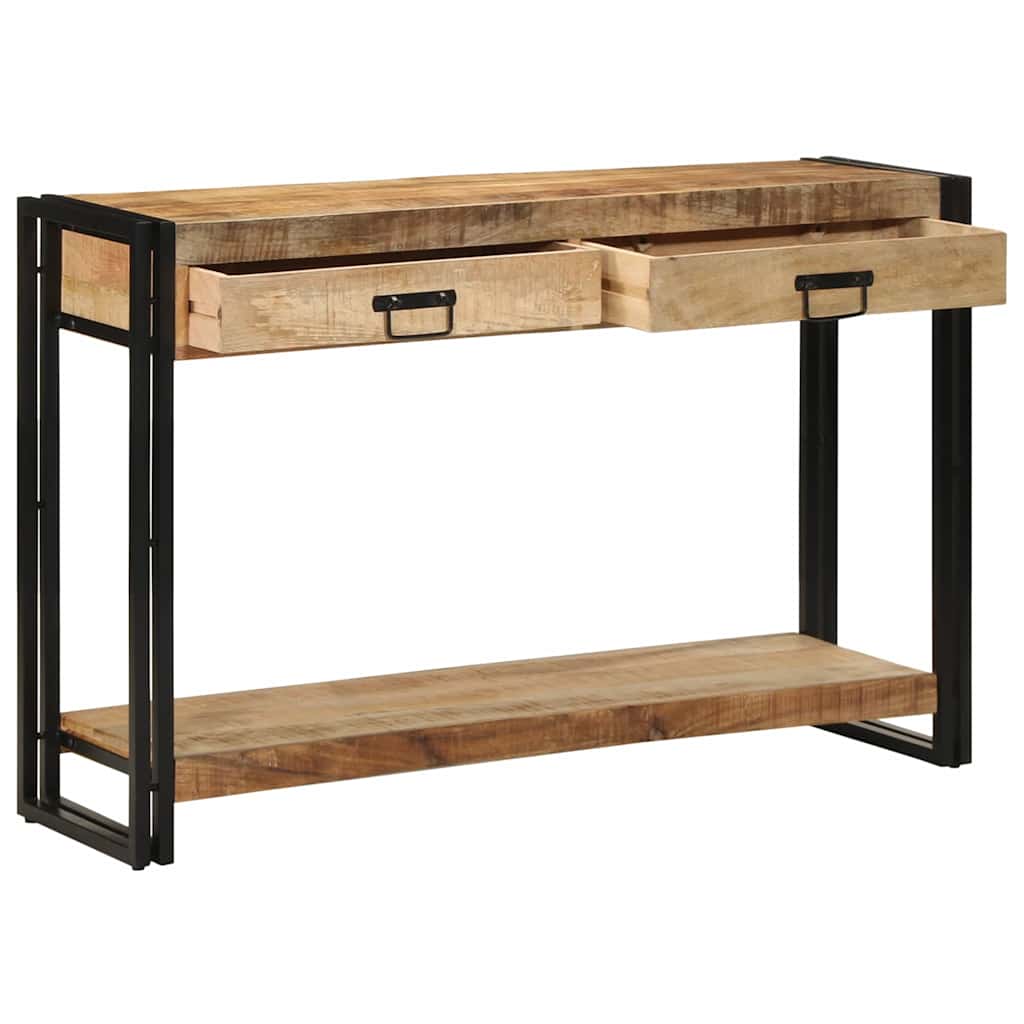 vidaXL Wandtafel Multikleur 120 x 33 x 75 cm Massief Gerecycleerd Hout