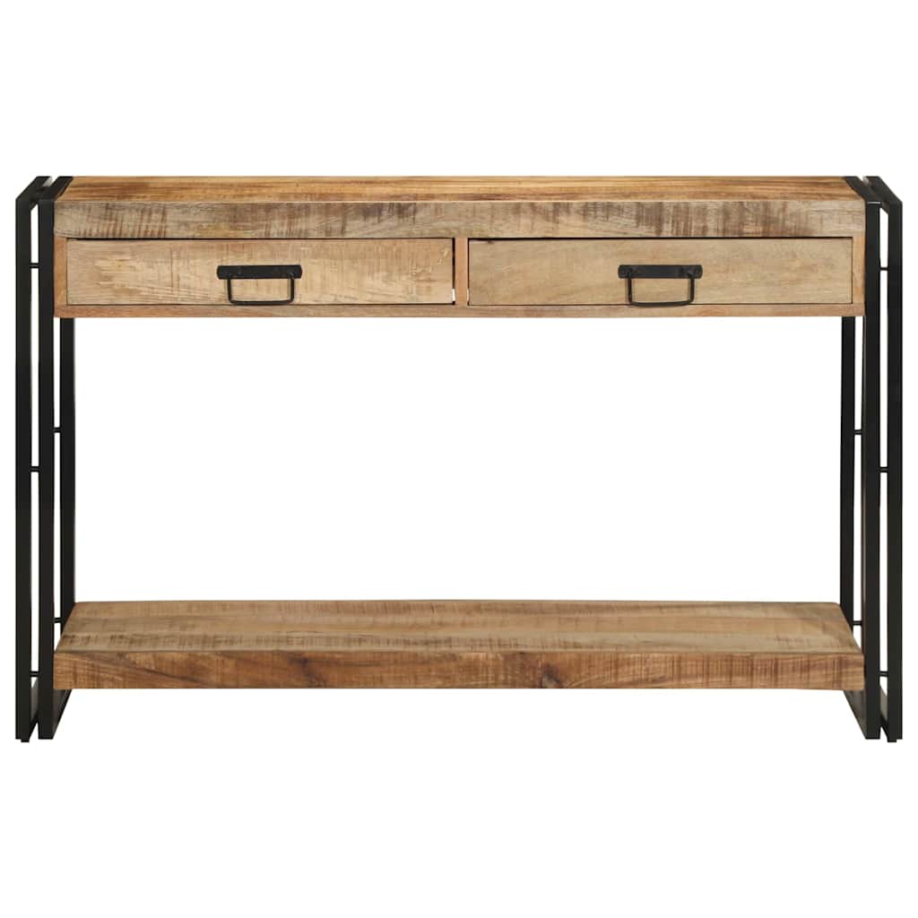 vidaXL Wandtafel Multikleur 120 x 33 x 75 cm Massief Gerecycleerd Hout