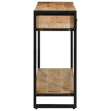 vidaXL Wandtafel Multikleur 120 x 33 x 75 cm Massief Gerecycleerd Hout