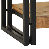 vidaXL Wandtafel Multikleur 120 x 33 x 75 cm Massief Gerecycleerd Hout