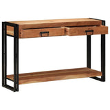 vidaXL Wandtafel Multikleur 120 x 33 x 75 cm Massief Gerecycleerd Hout