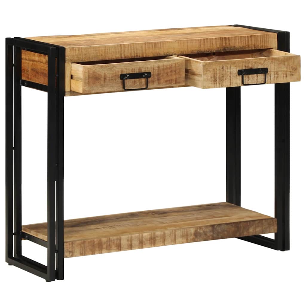 vidaXL Wandtafel Multikleur 120 x 33 x 75 cm Massief Gerecycleerd Hout