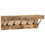 vidaXL Kapstok met plank Bruin 73 x 19 x 23 cm Massief acaciahout