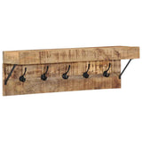 vidaXL Kapstok met plank Bruin 73 x 19 x 23 cm Massief acaciahout