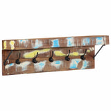 vidaXL Kapstok met plank Bruin 73 x 19 x 23 cm Massief acaciahout