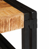 vidaXL Badkamerrek Bruin 40 x 50 x 23 cm Massief ruwe mango hout