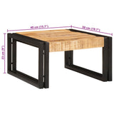 vidaXL Badkamerrek Bruin 40 x 50 x 23 cm Massief ruwe mango hout