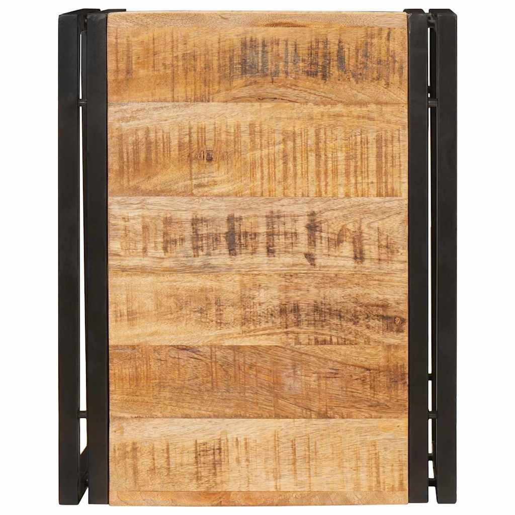 vidaXL Badkamerrek Bruin 40 x 50 x 23 cm Massief ruwe mango hout